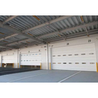 The optimal overhead doors for the openings of cutting-edge distribution centers that are advancing in hub integration have a higher opening and closing speed than shutters and operate quietly. We offer aluminum types that can accommodate opening widths of up to 11 meters, as well as fire-resistant steel types and light-transmitting FRP types.
