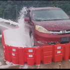 EV車の火災のような、しつこく燃える車両に対して、水や消火液を貯めるための一時的な囲いとしてボックスウォールを使用する事ができます。