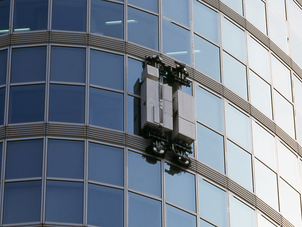 本設ゴンドラ 自動窓拭き機【横走行タイプ】