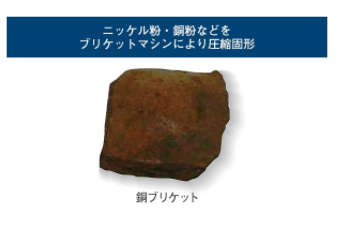 銅・ニッケル(粉体・ブリケット製造)販売