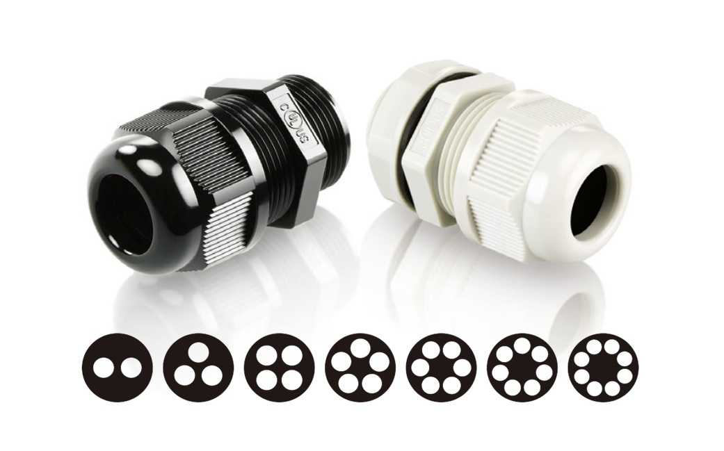 多芯型防水ケーブルグランド（ナイロン製/メタル製）