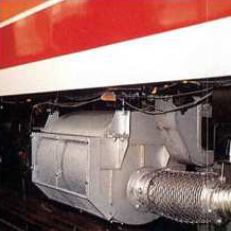 鉄道車両やフォークリフトに最適！エンジン排気消音器