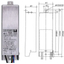 &alpha;1-350-150Ai San-Ei Electric LED Power Supply Waterproof and Dustproof IP