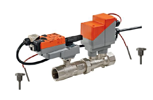 比例式のバルブ と熱量計を組み合わせた製品『エナジーバルブ』