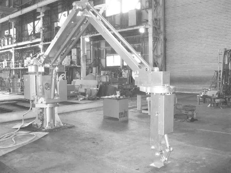 【自動化・省力化・遠隔作業】新型ノロすくい機(小型取鍋用)