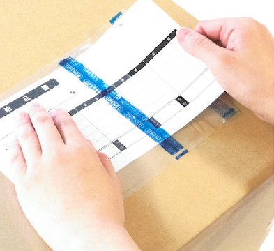 【長3形封筒サイズ】OPENテープ付き デリバリーパック