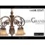 5-light chandelier / Stylish antique design