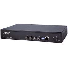 PoE Plus対応IP長距離同軸伝送スイッチ(4ポート受信器) ジョブル