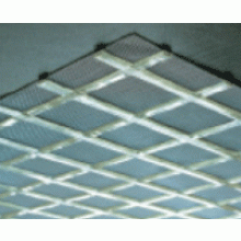 コンクリート片はく落防止用ＦＲＰメッシュ　サンメッシュ