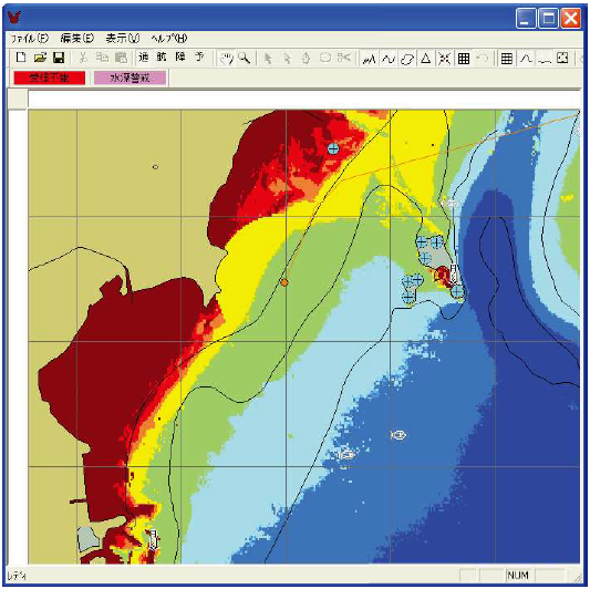 推算実水深リアルタイム表示ソフトウェア『CLEARSPACE』