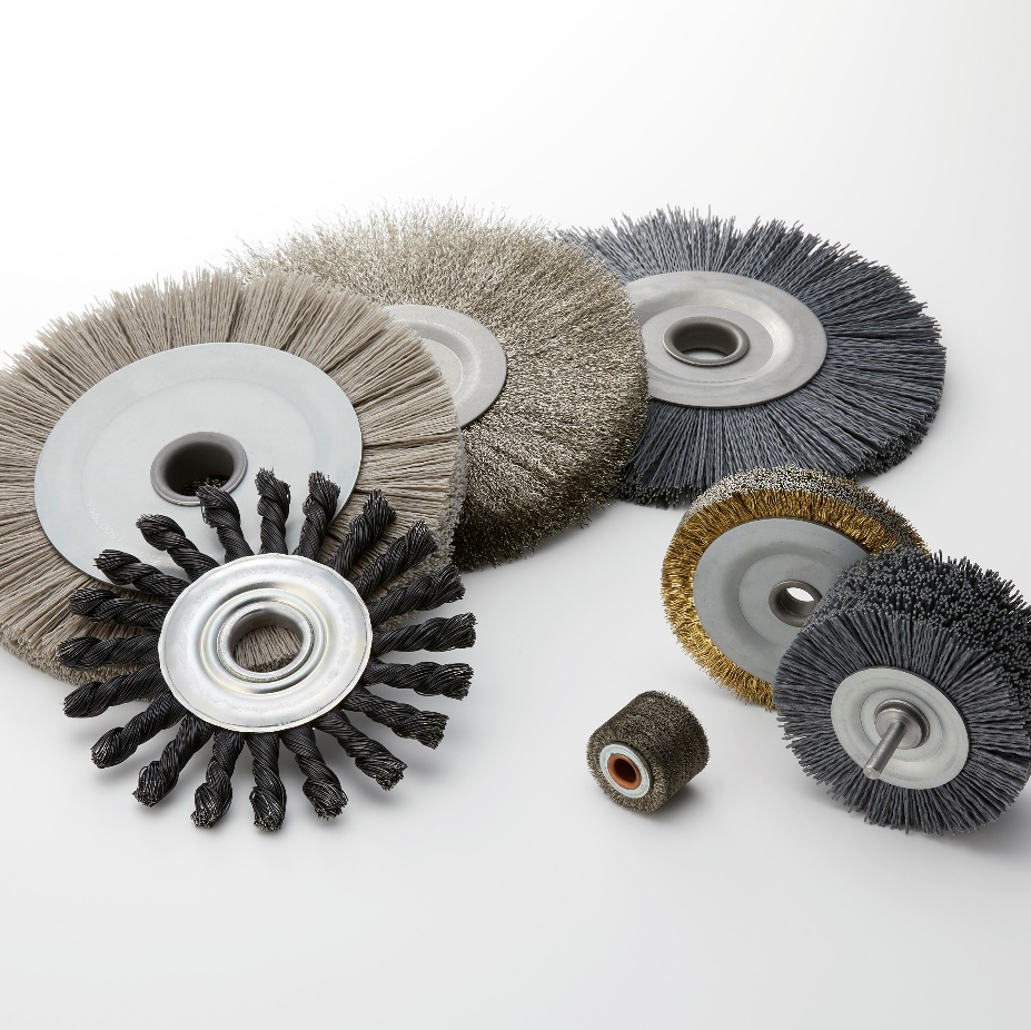 【卓上グラインダー・各種汎用機械用】ホイール型ブラシ