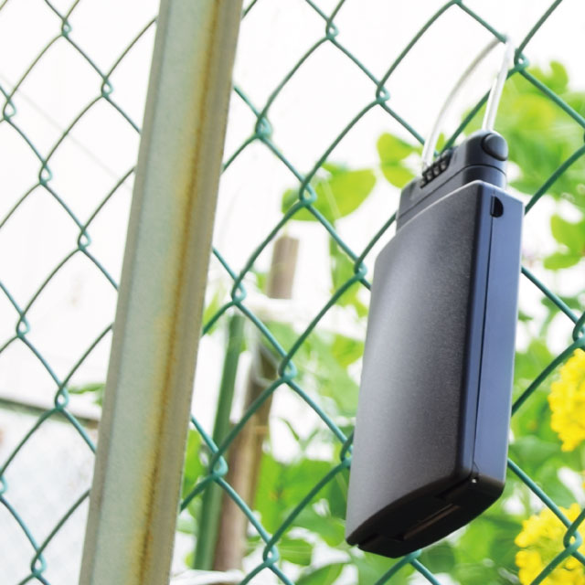 【盗難防止】ホテルやレジャーに！いつでも使えるキーボックス