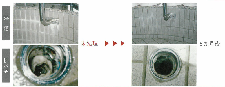 【ビルと施設の共用部の事例】悪臭・異臭ヌメリを改善