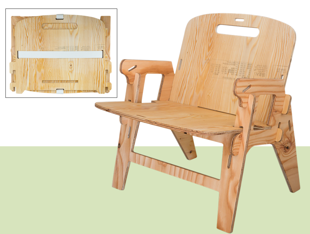 解体できるチェア『YOKA CHAIR』