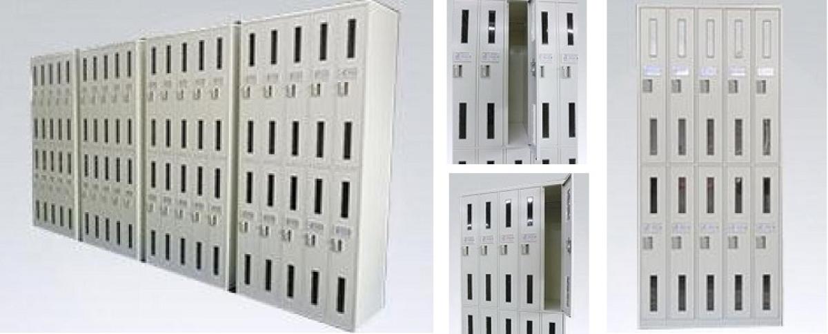 【納入事例】クリーニング受渡し用ロッカー（ダイヤル錠タイプ）