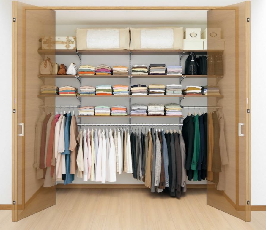 【クローゼット向け】住宅用可動式収納システム「シューノ32」