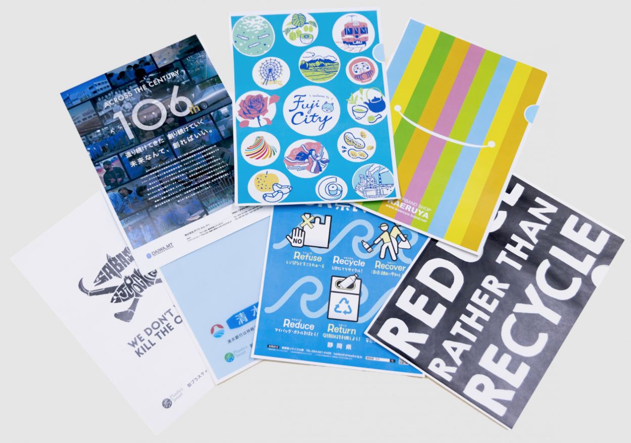 紙製クリアファイル