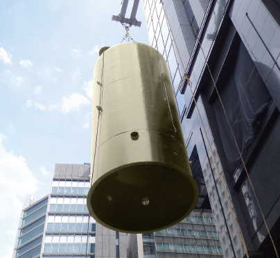 複合型・縦置円筒型　地下貯蔵タンク『ELEXIO』