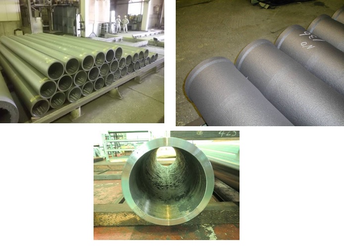 【シームレス代替】遠心力鋳鋼管・遠心力鋳鉄管