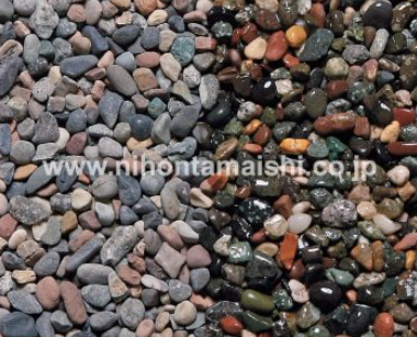 玉砂利『新錦』 日本玉石 | イプロス