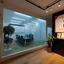[Examples of Installation of Dimmer Film] Installation Examples on Large Glass Surfaces