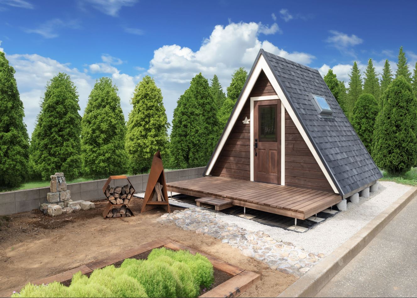 多木的タイニーハウスキット『とんがりBASE』