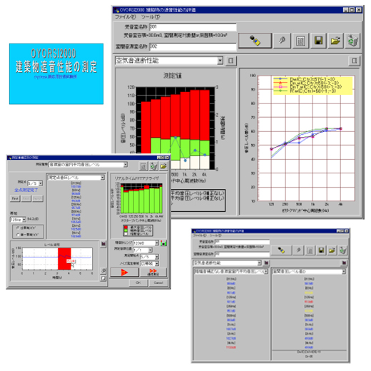 建物遮音性能測定プログラム『OYORSI2000』