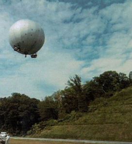 係留型ロボット飛行船による法面検査のご案内