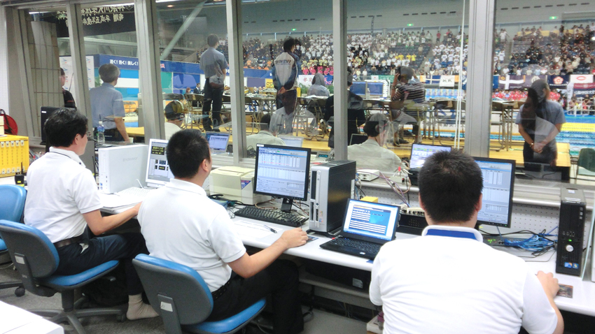 ≪リザルトシステム≫ 競泳 水球 競技会運営 得点データ 