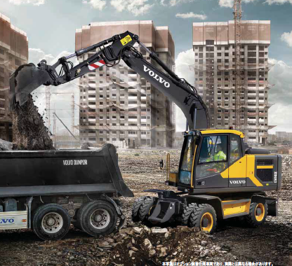 中型ホール式油圧ショベル『VOLVO EW140E』 山崎マシーナリー | イプロス