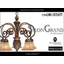 5-light chandelier / Stylish antique design