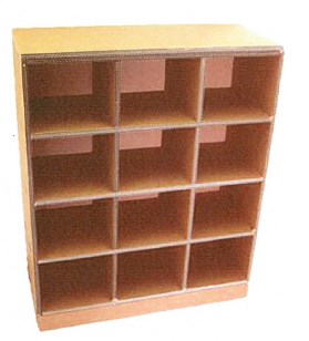 『下駄箱（3行×4列）』