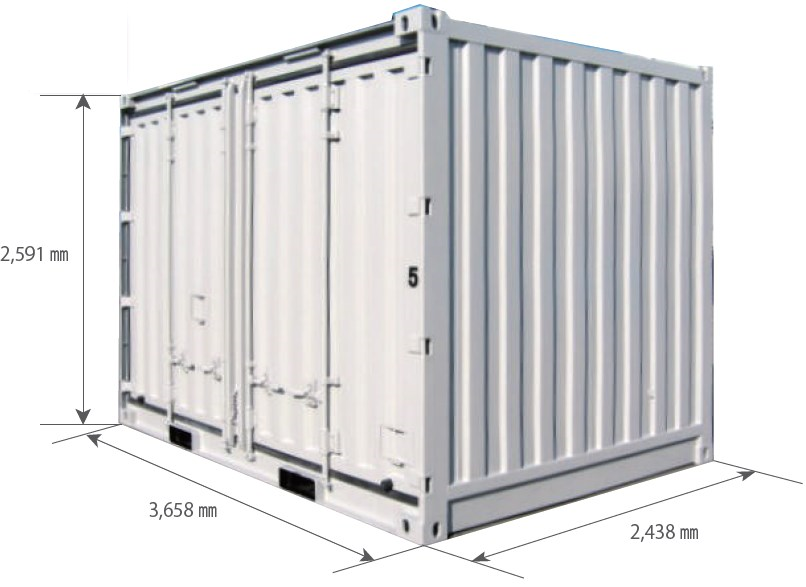 標準コンテナ『新造　12ftドライスチールコンテナ』