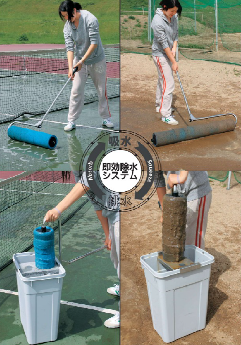 即効除水システム『吸水ローラー/吸水ローラー用絞りバケツ』