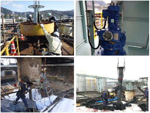 シックナー駆動部・レーキ更新工事＜トルクリミッタ付＞