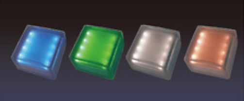 LED照明『ソーラーLEDガラスブロック』