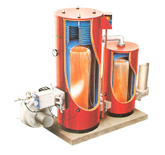 無圧開放式温水発生機『ダンエコノマイザー』