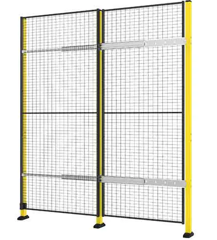 Safety fence X-Guard single sliding door without rail アクセレント