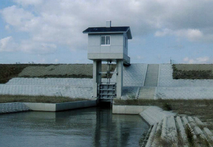 樋門・水門の空洞量自動計測調査孔『オートグラウトホール』