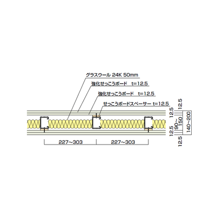 耐火遮音壁「耐火ウォール12SP・G」1.png