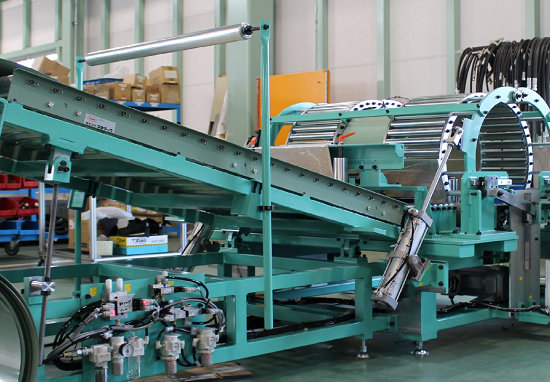 鋼板成型用巻取り機