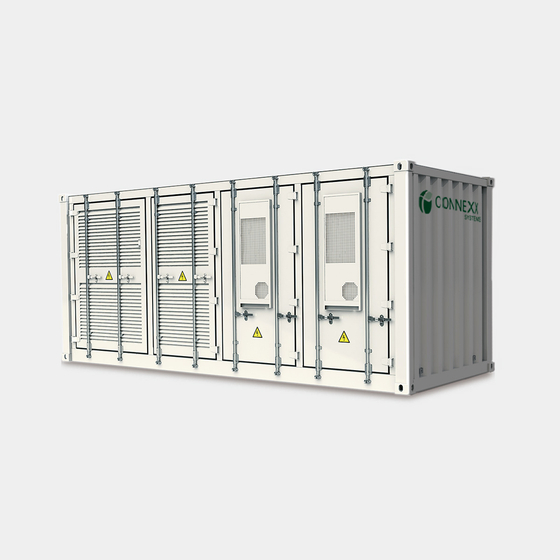 コンテナに収納した大容量のリチウムイオン蓄電池システム CONNEXX SYSTEMS | イプロス