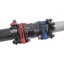 Ductile iron pipe &times; water supply steel pipe dissimilar pipe joint Suppon M joint