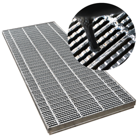 ハイテンレボ細目グレーチング｜隙間5mmバリアフリー 極細タイプ