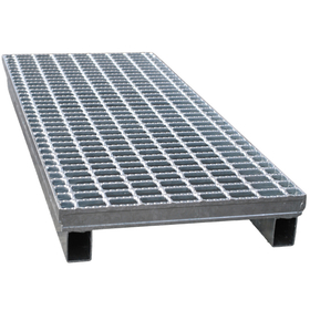 鋼製グレーチング｜JIS道路側溝用かさあげ（落ちふた式U形側溝）