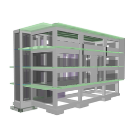 構造計算ソフト実例│RC造 4階建て事務所