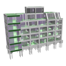 構造計算ソフト実例│RC造 5階建て賃貸マンション