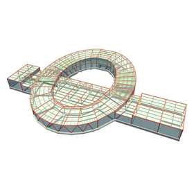 構造計算ソフト実例│S造 2階建て撚糸工場