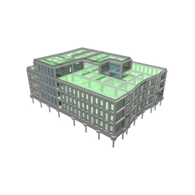 構造計算ソフト実例│RC造 4階建て病院