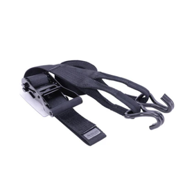 破断荷重5t、オールブラックのラッシングベルト【IJフック】